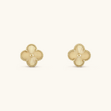 🎁 CLOVER | GOLD EARRINGS (100% off)