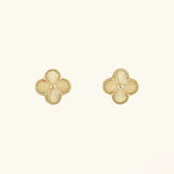 Clover Earrings | Gold
